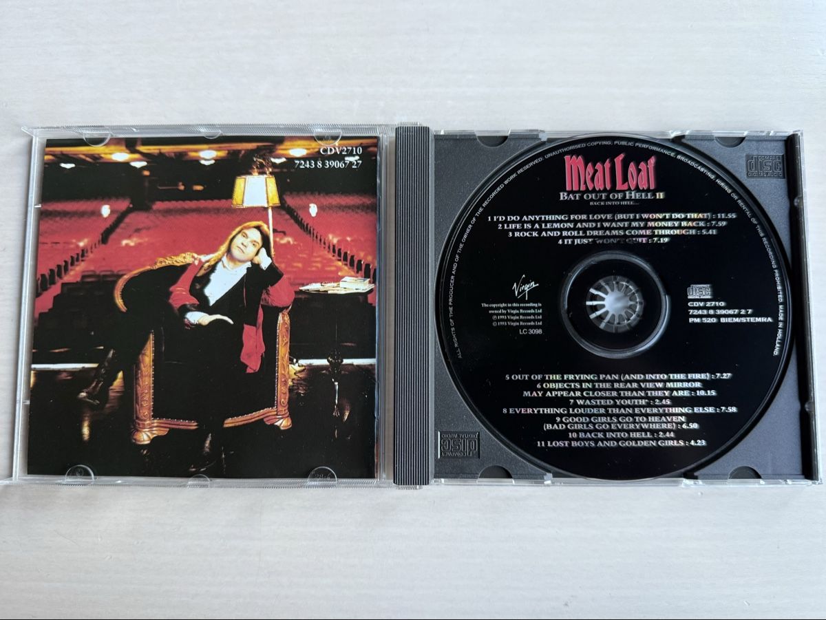 CD: Meat Loaf - Bat Out Of Hell II, – Usato da Oberried Brienz venduto da Chyara 2
