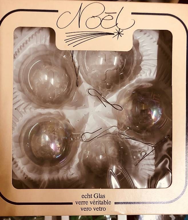 Tutte le decorazioni: 155 Weihnachtskugeln, -Herzen, -Sterne aus echtem Glas – Usato da Gossau SG venduto da ke7 1