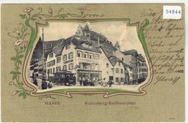 Basel - Kohlenberg-Barfüsserplatz mit Tram animee