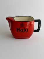 Carafe Haig Scotch Whisky rouge céramique vintage