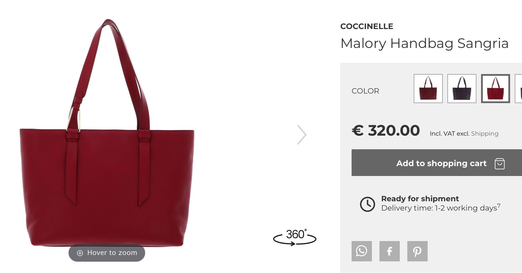 Coccinelle Borse da donna: NEU Coccinelle Tasche Leder – Nuovo e nell'imballaggio originale da Windisch venduto da Lyudmila01 3