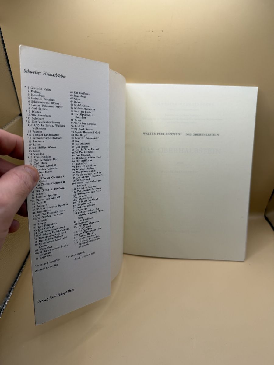 Bücher: Das Oberhalbstein – W. Frei-Cantieni – Gebraucht aus Genève von sho_67qj 2