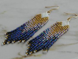 Bohemian Fringe Earrings/Fransen Ohrringe