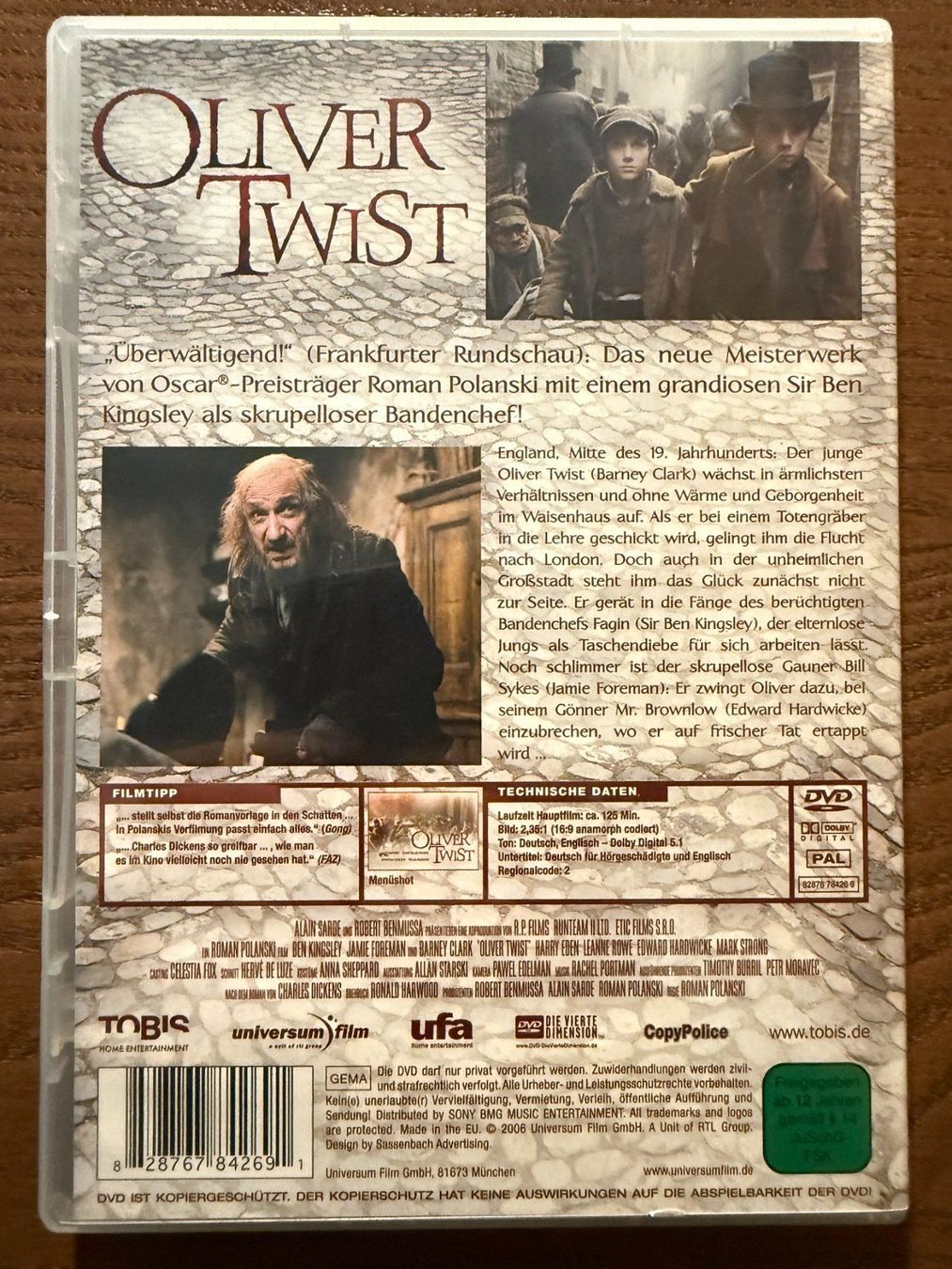 Alle DVDs: Oliver Twist – Gebraucht aus Zürich von FilmFreunde 1