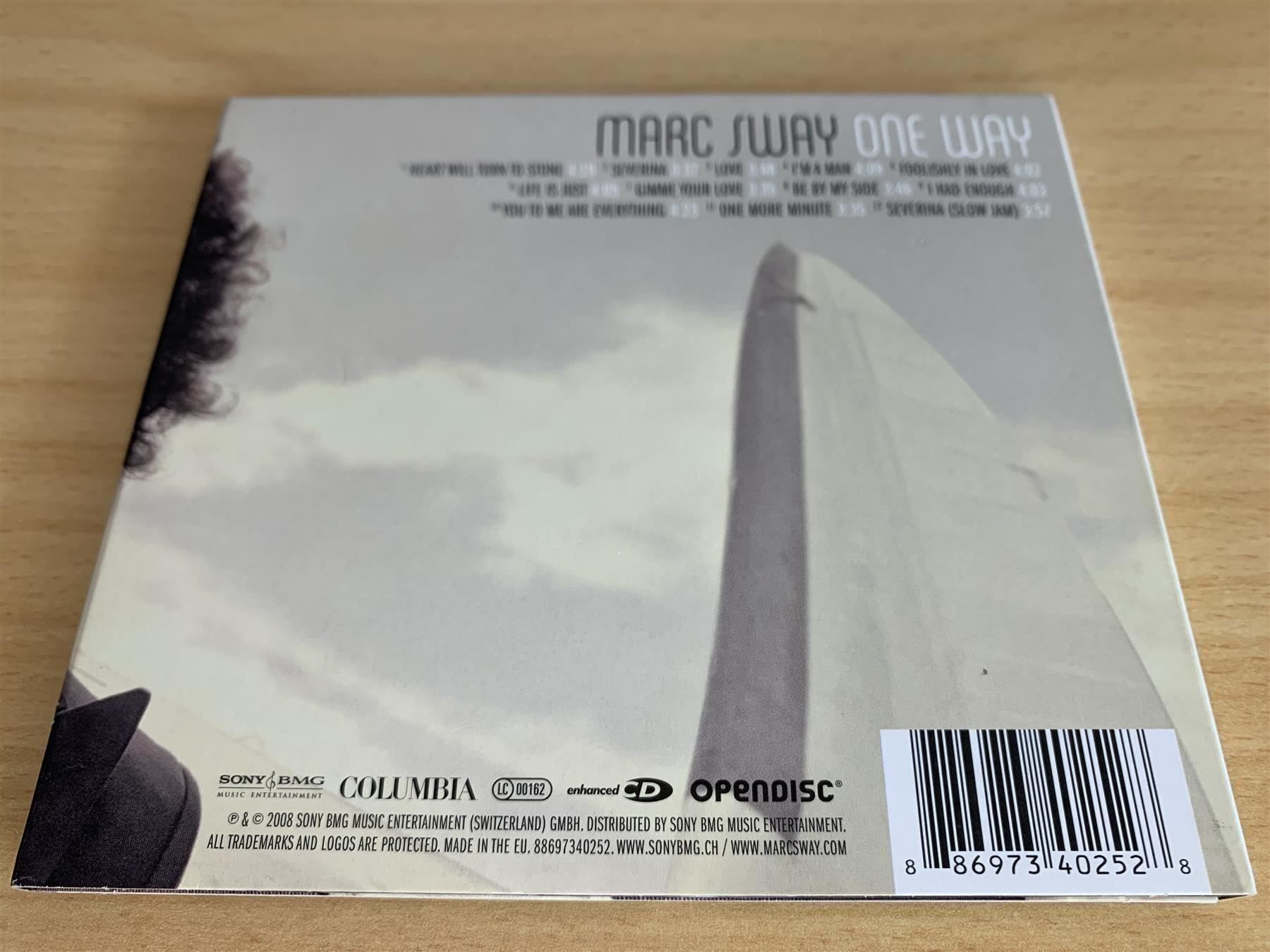 CD: Marc Sway – One Way – Usato da Rikon im Tösstal venduto da Alpenmutz 1
