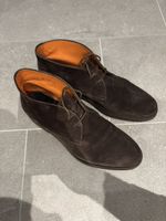 Santoni Wildlederschuhe Gr. 42