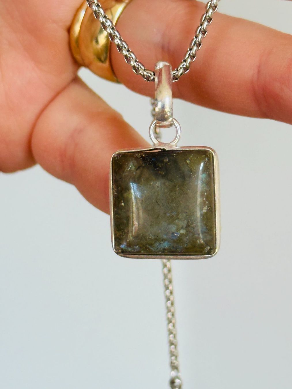 Catenine: Labradorite Gemstone Handmade Jewelry necklace – Nuovo e nell'imballaggio originale da Genève venduto da AGBERG 7