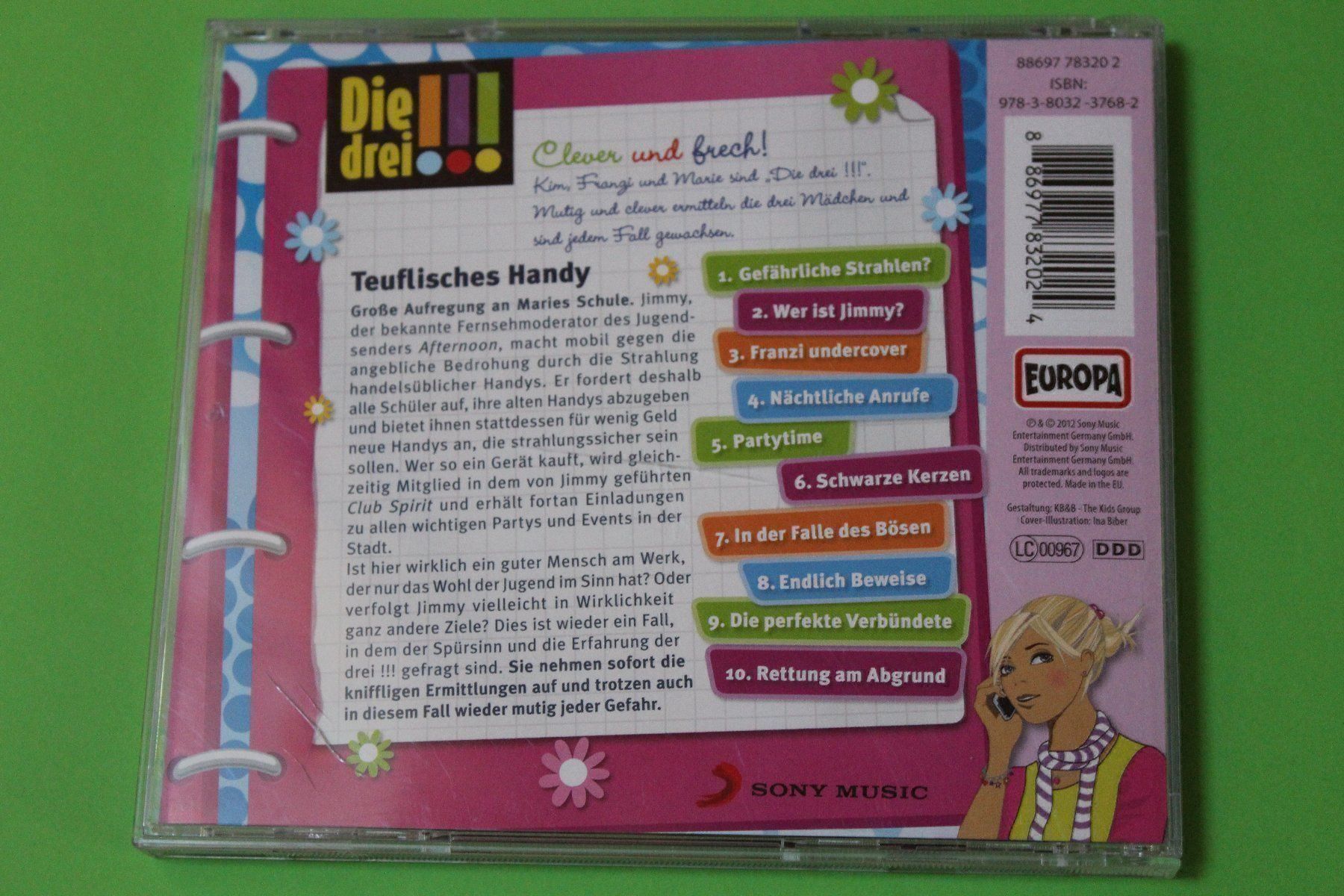 Hörbücher: DIE DREI !!! - FALL 19 - TEUFLISCHES HANDY CD – Gebraucht aus Tübach von JamesStone 2