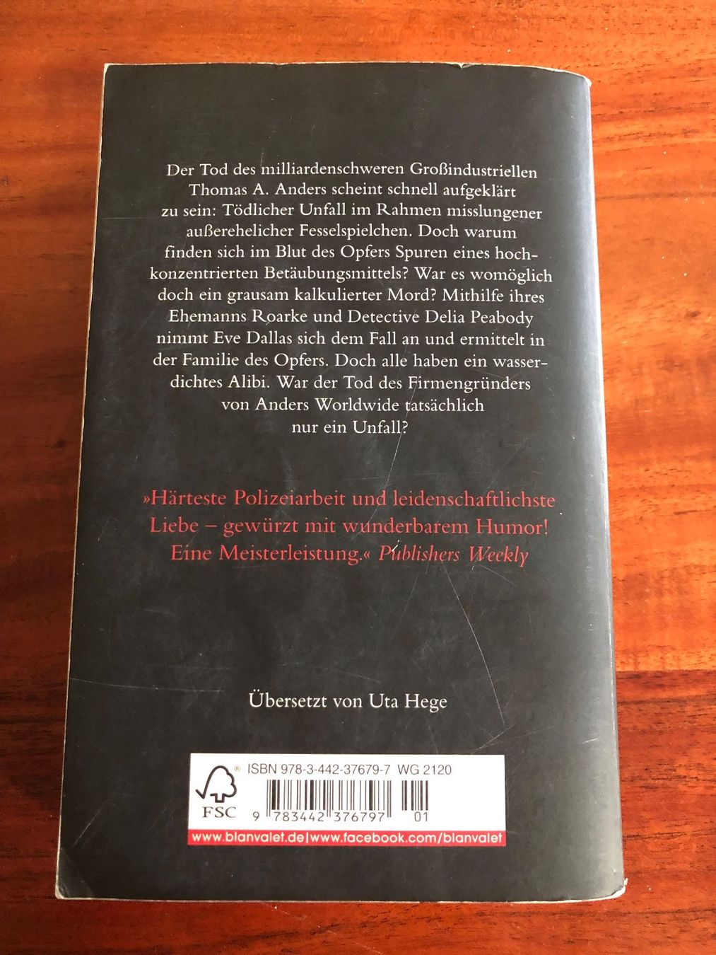 Libri: J.D. Robb - Ein sündiges Alibi – Usato da Schübelbach venduto da Dolly990_2 1