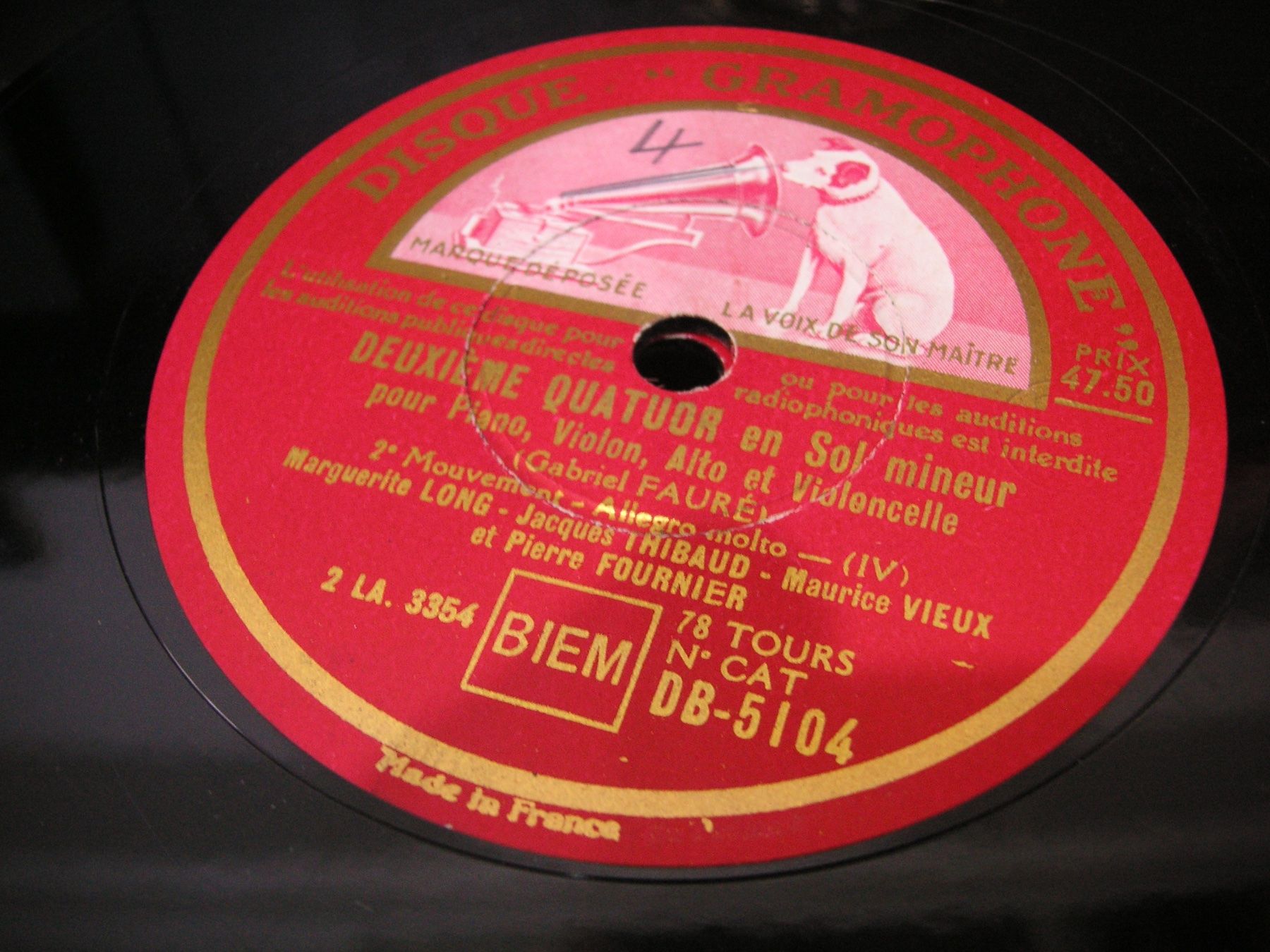 Schallplatten: DISQUES 78 TOURS – Gebraucht aus Lausanne von Leag 5