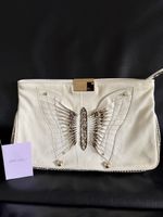 Jimmy Choo Pochette en cuir blanc - butterfly