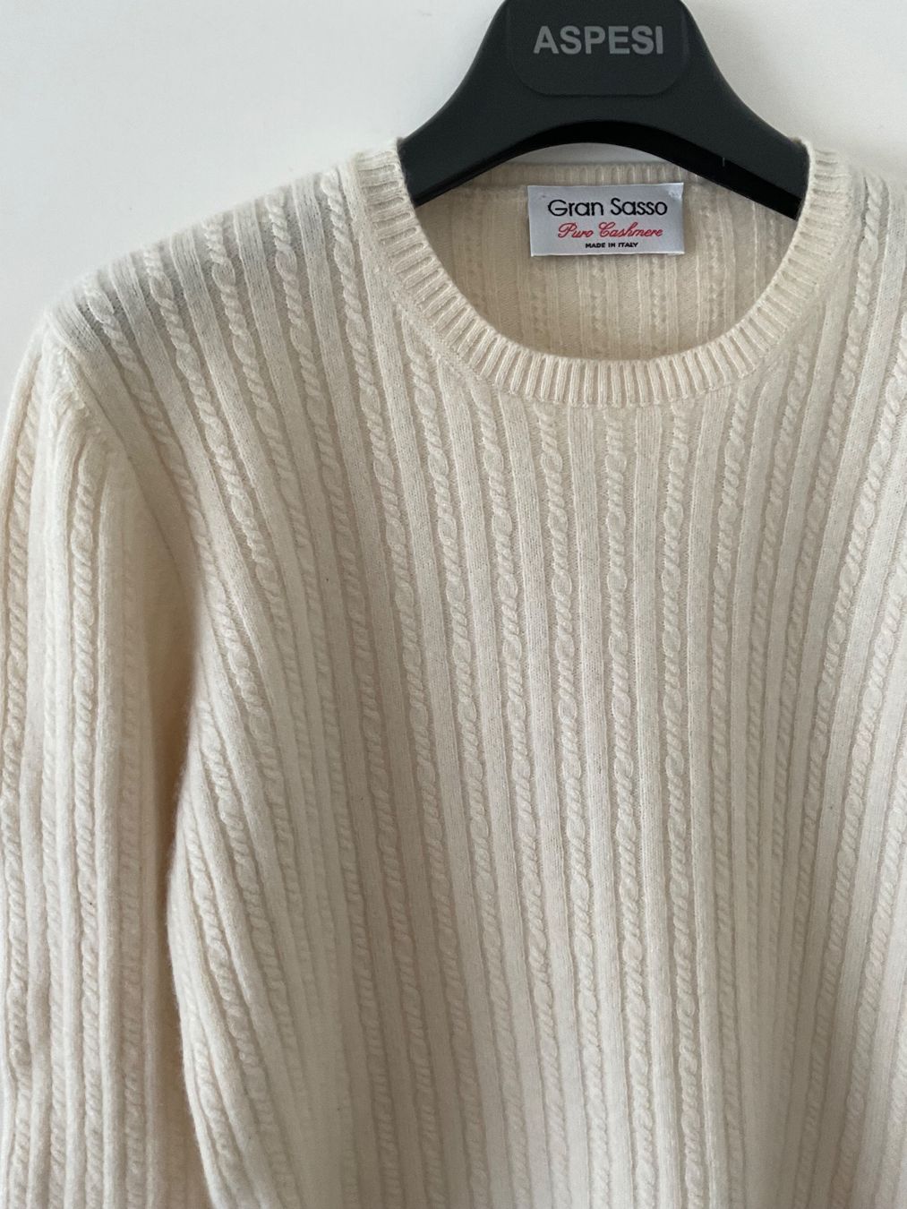 Pullover & Sweatshirts: Gran Sasso 100% Kaschmir Pullover Gr S/M it 44 ecrue – Gebraucht aus Urdorf von alda02 4