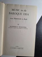 Music in the Baroque Era -Monteverdi to Bach -M. Bukofzer 48