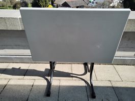 Metall Klapptisch, mit qualitäts Topalit Tischplatte