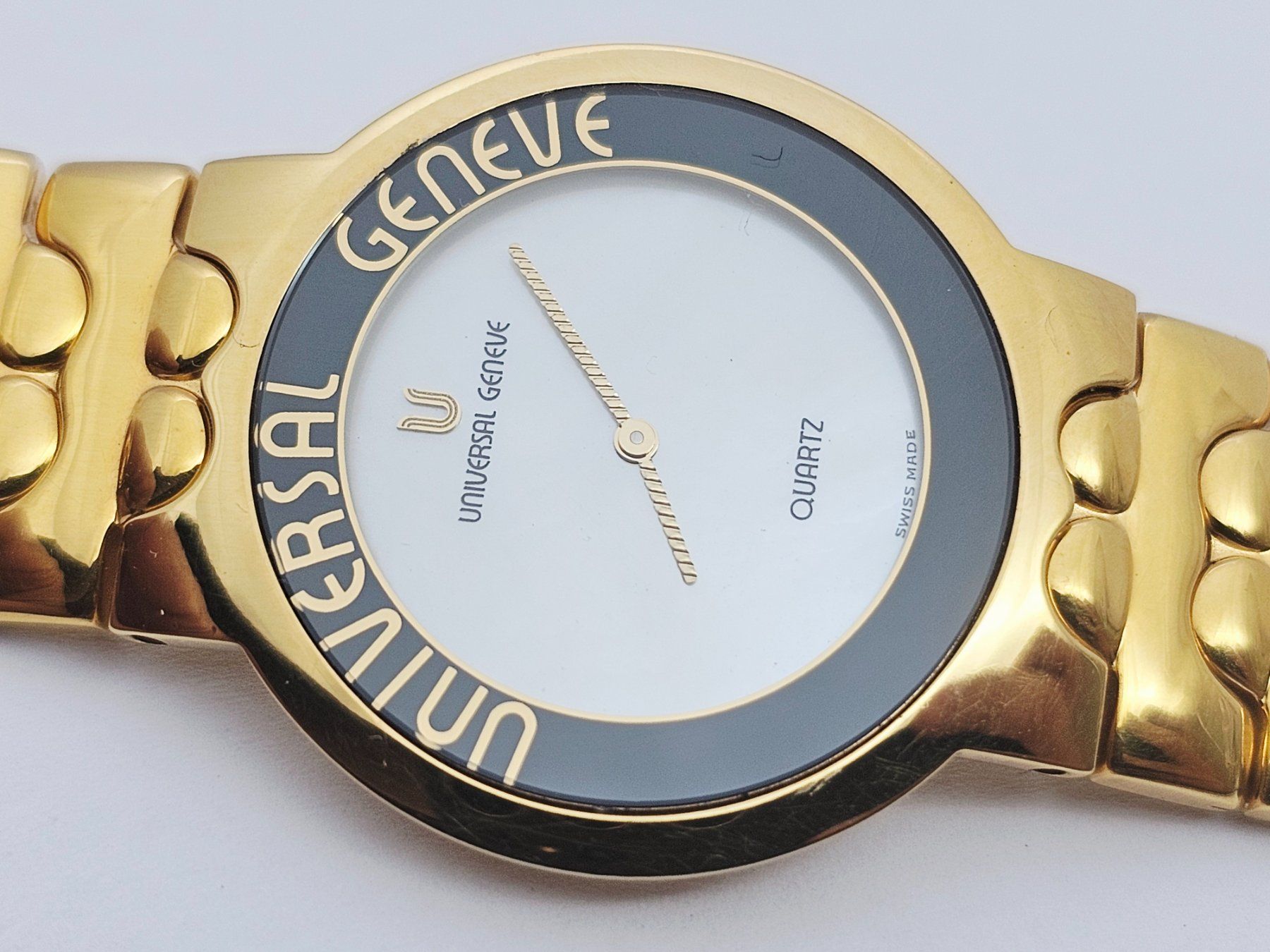 Orologi: Universal Geneve Quarz Armbanduhr NOS – Usato da Bassersdorf venduto da AnkerWatch 1