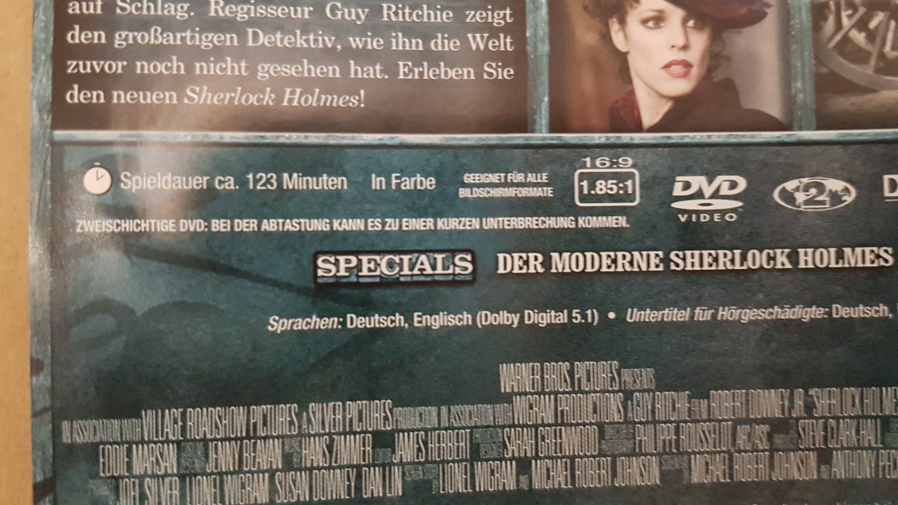 Tutti i DVDs: DVD Sherlock Holmes / Robert Downey Jr – Usato da Oetwil am See venduto da fineli2 1