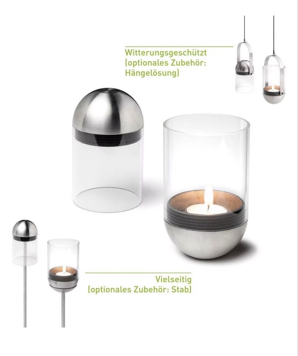 Portacandele: Höfats Windlicht GRAVITY Candle – Nuovo e nell'imballaggio originale da Herisau venduto da mirii04