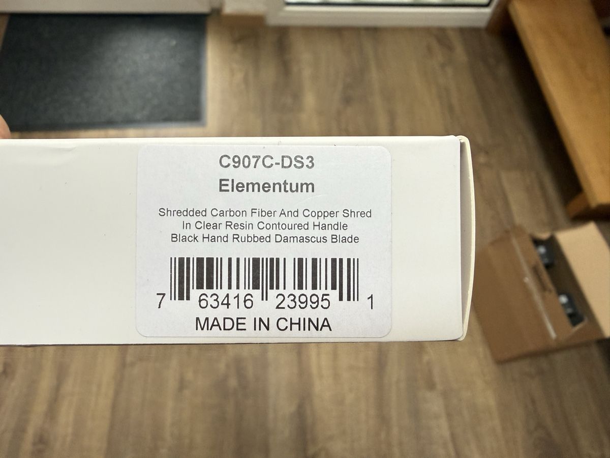 Taschenmesser: CIVIVI Elementum Damascus Shredded CF – Neu und originalverpackt aus Courfaivre von Devens28 3