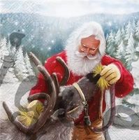 Serviette feeding the reindeer (1557) 2Stk.