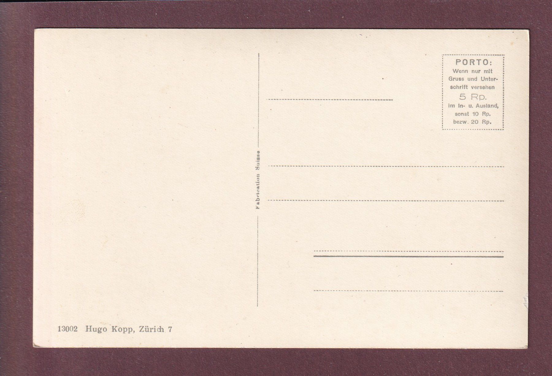 Cartoline postali: WILDKIRCHLI - Inneres – Usato da Pully venduto da nicecards 1