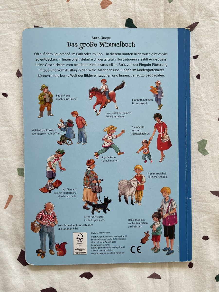 Libri: Das grosse Wimmelbuch, Anne Suess – Usato da Hirzel venduto da carta9 2