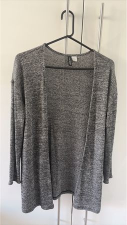 H&M Cardigan grey melange Size S good condition