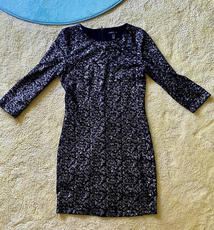 Mango Vestiti: MANGO / Paillettenkleid Schwarz / Grösse M – Usato da Zürich venduto da JLorraine 3