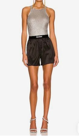 Tom Ford, Short soie, XS gris