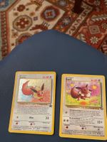 Pokémon Holo Eevee Karte und Evoli 30HP und 50KP