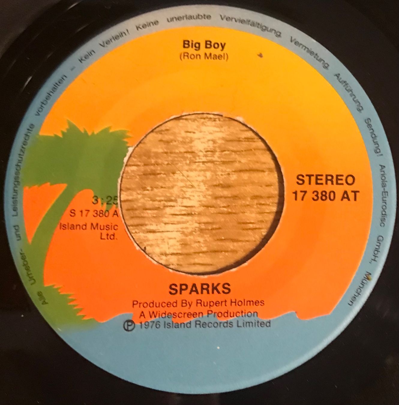 Dischi in vinile: SPARKS - BIG BOY – Usato da Bussigny venduto da vinyl-pas-cher 2