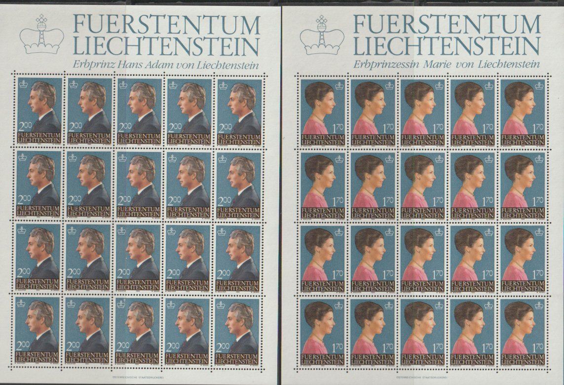 Tutti i francobolli: Timbres Liechtenstein Collection 1980 – Usato da Crans-Montana venduto da kira56