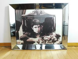 Spiegelbild Al Pacino Scarface Bild gerahmt