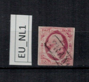 Tutti i francobolli: Niederlande 1852, EU_NL1 – Usato da Erlenbach ZH venduto da panstamps