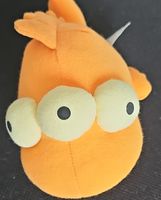 Peluche Poisson Orange 3 yeux Simpsons