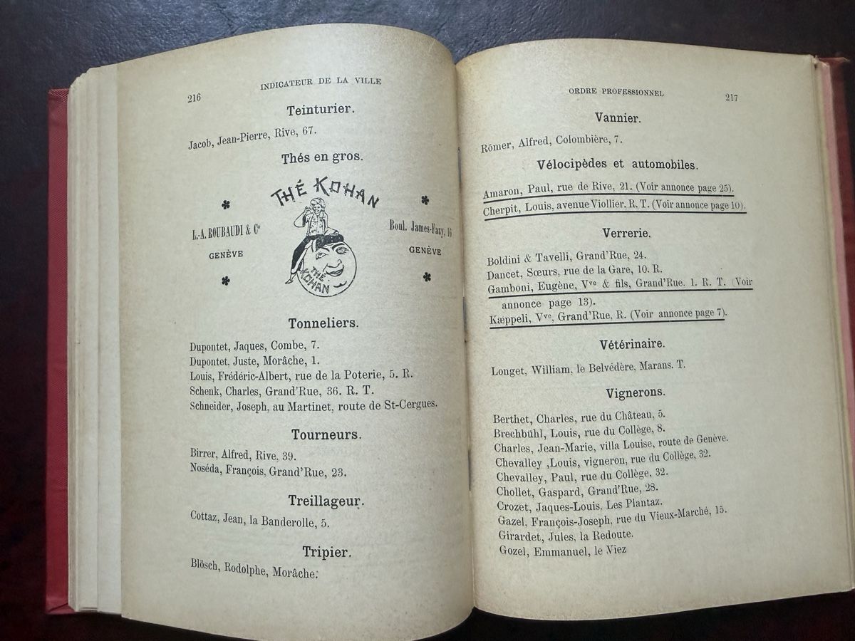 Bücher: Nyon à travers les siècles - Guide & Indicateur (1ère éd.) – Gebraucht aus Fribourg von Ardoffel 6