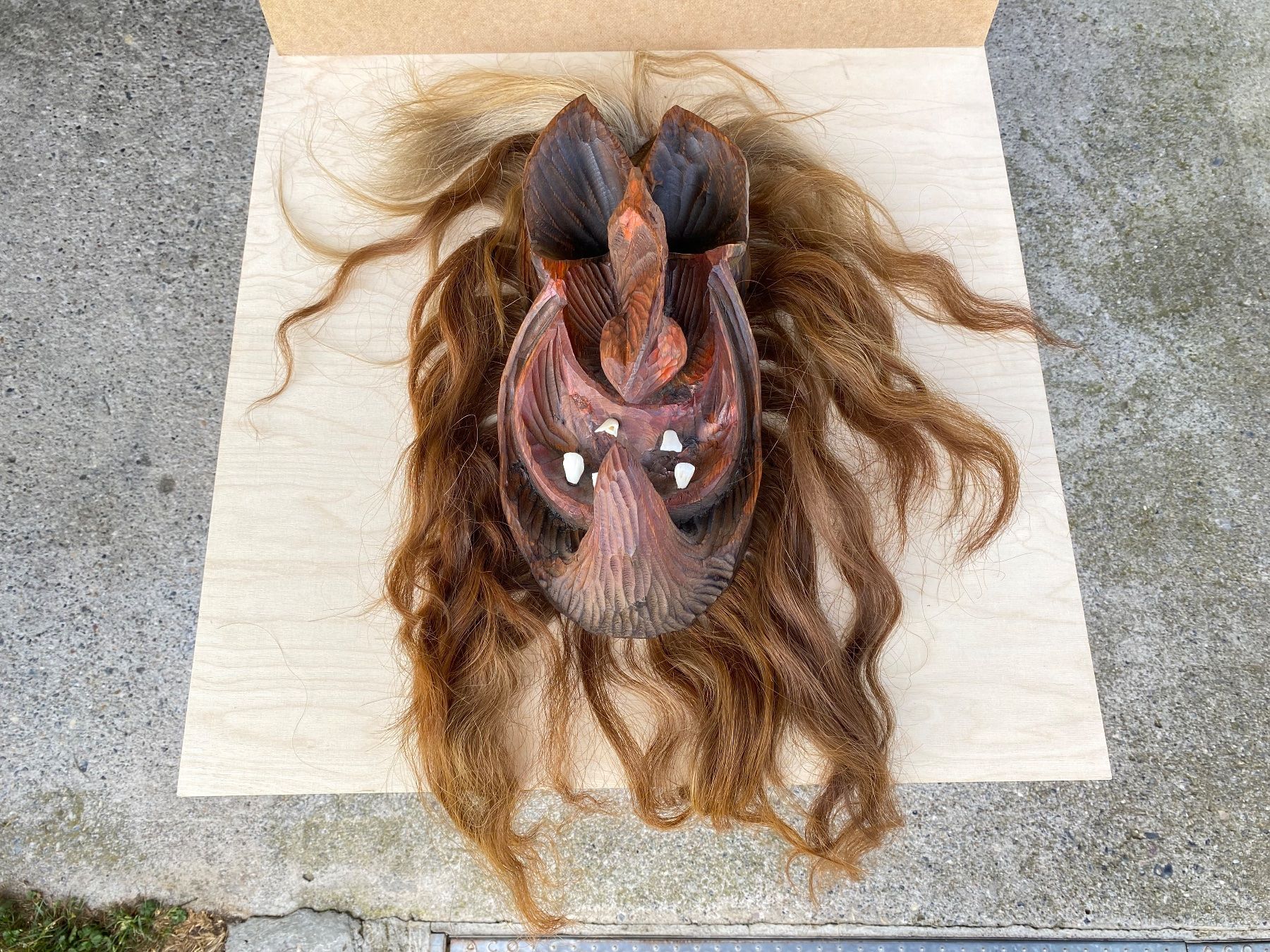 Altro in Antiquarato & Arte: schöne alte Walliser Holzmaske – Usato da Feldbach venduto da Fea1