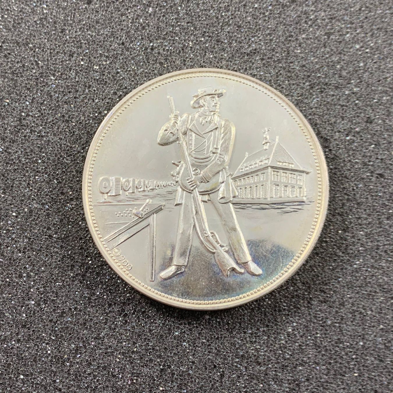 Medaglie: Kant. Schützenfest Silber Basel 1987 – Usato da Reitnau venduto da tb-muenzen 2
