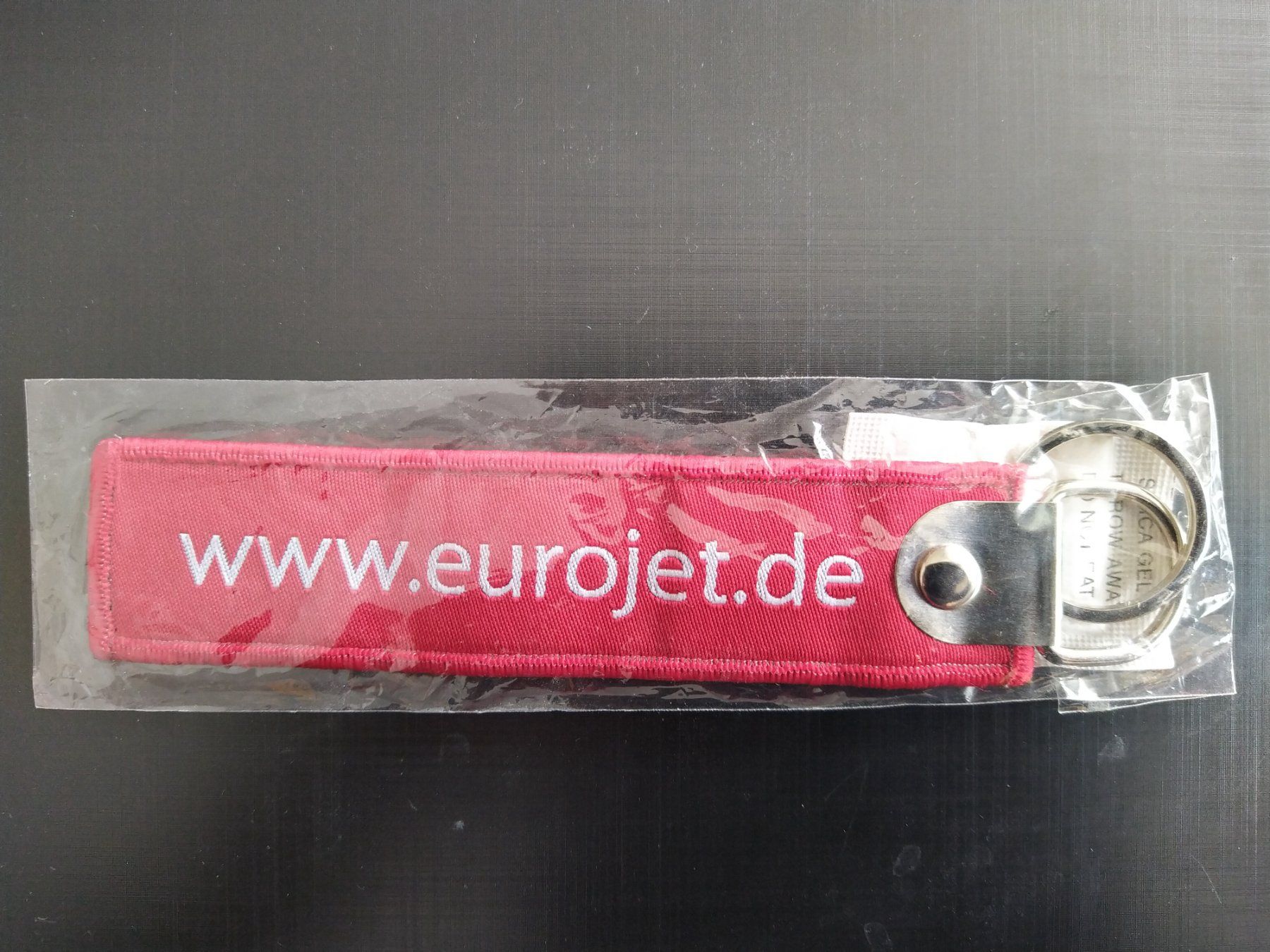 Portachiavi: Schlüsselanhänger www.eurojet.de- Remove before flight – Nuovo e nell'imballaggio originale da Bern venduto da micky031