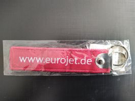 Schlüsselanhänger www.eurojet.de- Remove before flight