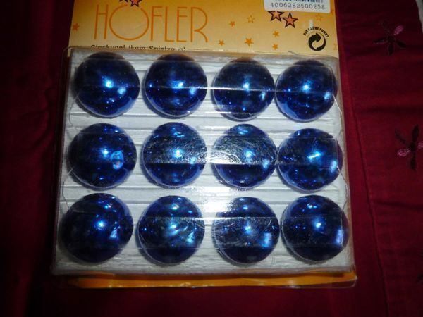 Tutte le decorazioni: 12 Weihnachtskugeln wunderschöne original Höfler aus Glas – Nuovo e nell'imballaggio originale da Luzern venduto da Weihnachtsschmuck 3