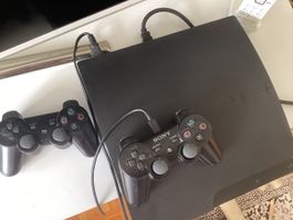 Konsole Playstation 3 slim mit 2 Controller und Hdmi Kabel