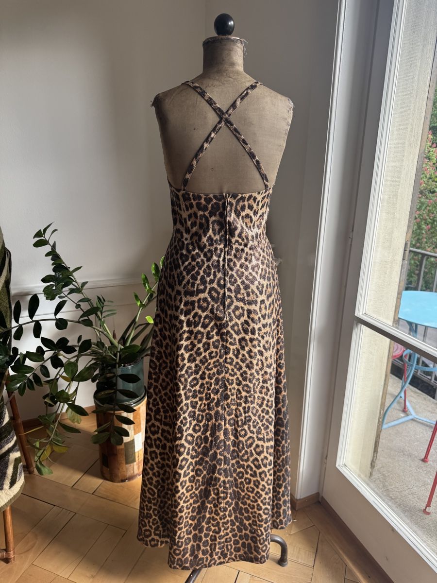 Kleider: Lurex Vintage Leo Kleid Leopard S – Gebraucht aus Zürich von Lola_from_the_West 4