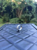 Ring aus Edelstahl mit Glitzer-Optik 17mm Modering