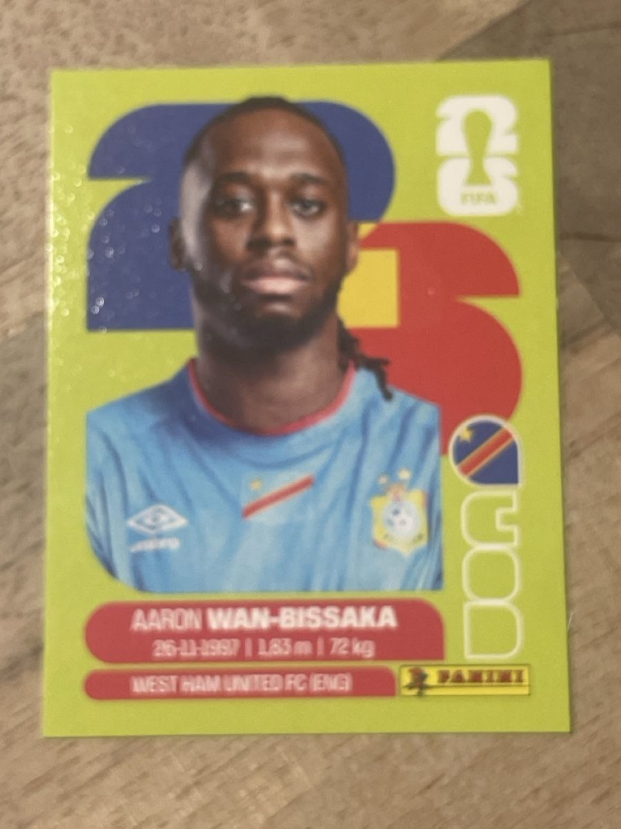 Panini Carte collezionabili: FIFA WM 2026 Sticker Aaron Wan-Bissaka COD 3 – Nuovo e nell'imballaggio originale da Fällanden venduto da Permarco