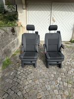 Sitze VW T5, drehbar, Stoff, schwarz, 2 Stck.