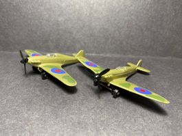 Hawker Hurricane + Spitfire Tonka Polistil Made in Italy