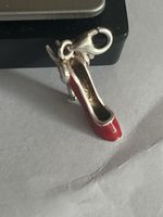 Thomas Sabo Charm Anhänger High Heel Rot 925er Silber 👠