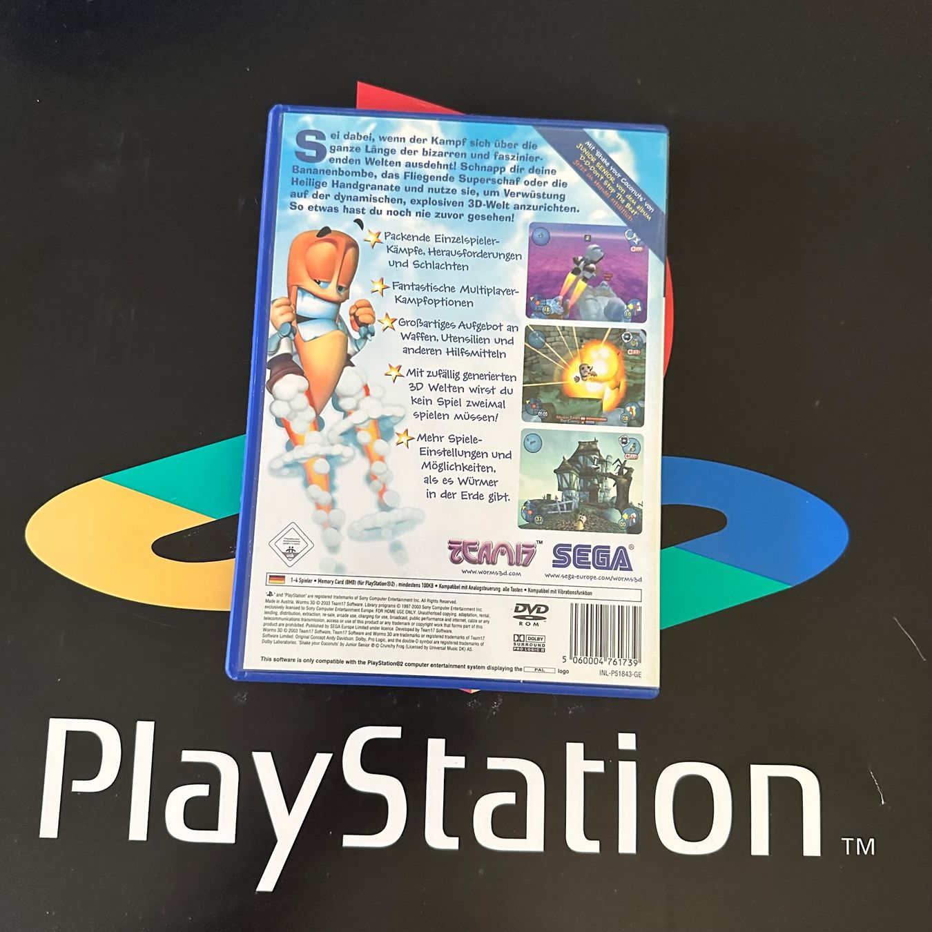 Sony Giochi: Worms 3D für Sony PlayStation PS2 – Usato da Kestenholz venduto da Mad18 1