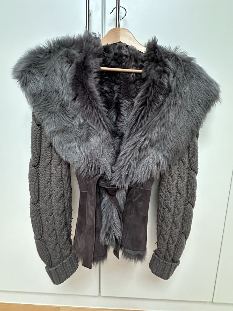 Giacche: Jacke Strick  mit Fell und Kapuze – Usato da Andhausen venduto da danny1407 2