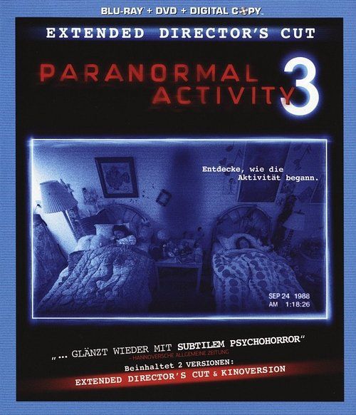 Tous les DVDs: Paranormal Activity 3 (BR-DVD-Dig.Copy) – Neuf (Voir description) à Volketswil par Fraese1